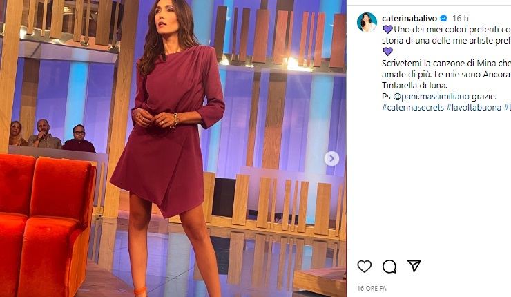 Canzoni Mina Caterina Balivo