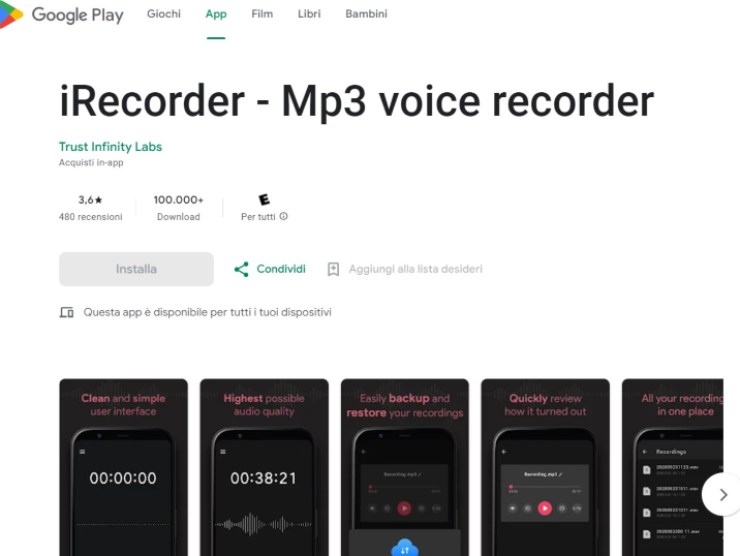 App iRecorder