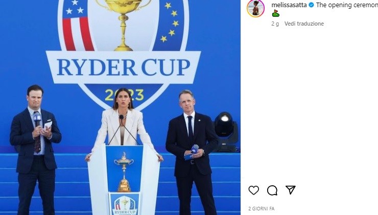 Melissa Satta Ryder Cup