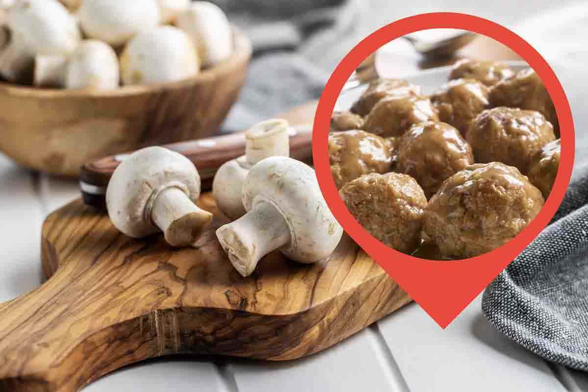 polpette coi funghi ricetta