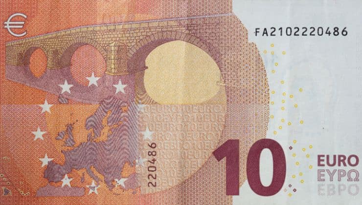 particolare banconote euro