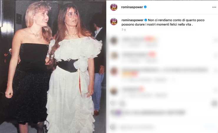 Romina Power il mese di Ylenia