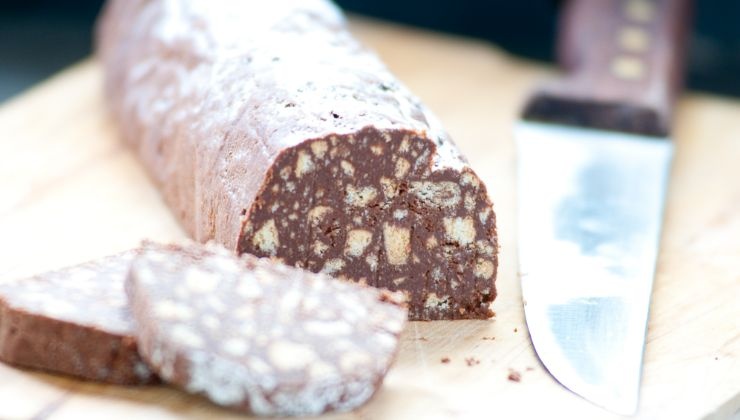 versione light del salame al cioccolato 