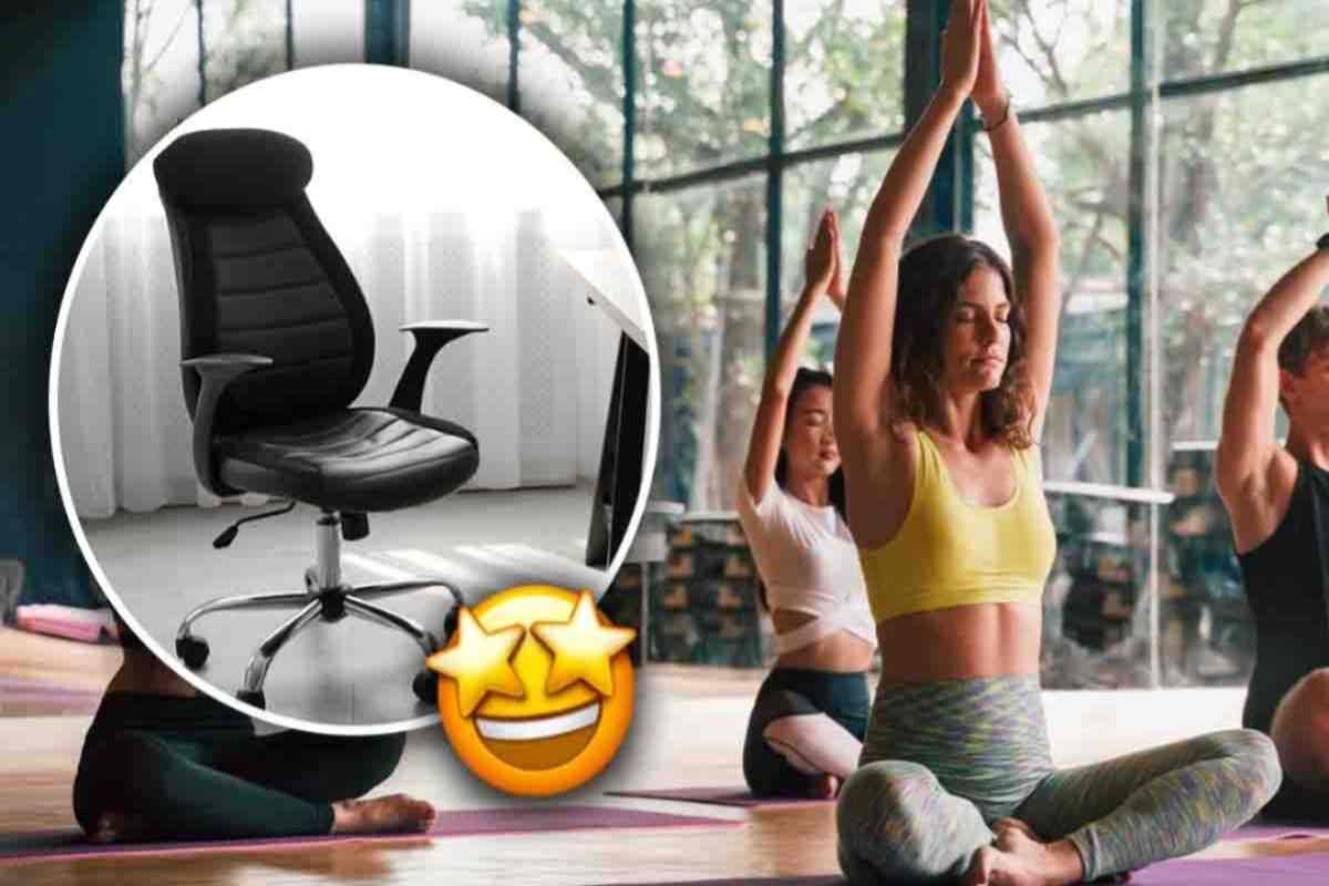 Yoga sulla sedia 