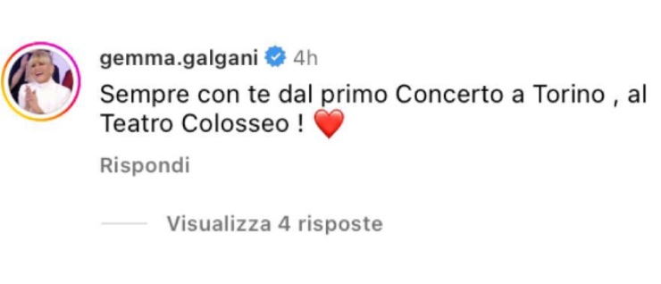 Commento Gemma Galgani per Alessandra Amoroso 