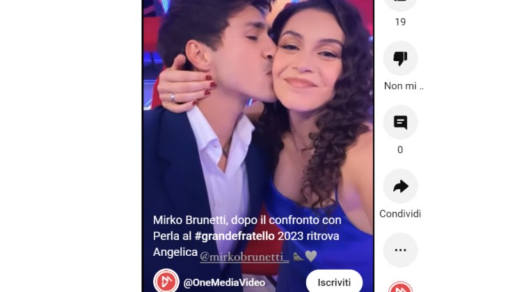 bacio di mirko a angelica del grande fratello