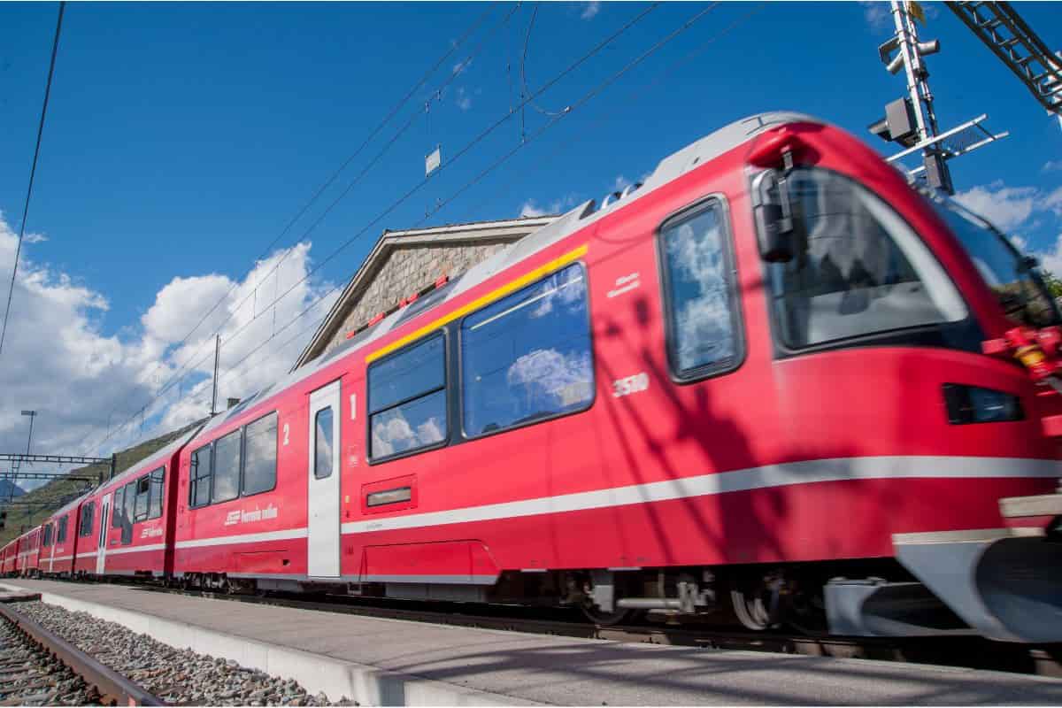 bernina express inverno