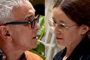 Bruno Barbieri e una cameriera in 4 Hotel