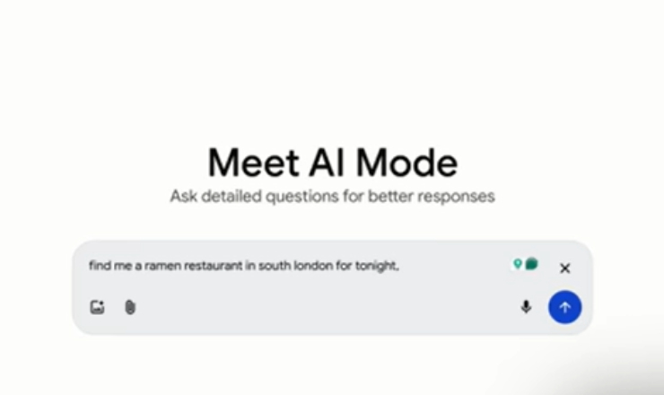 Meta Ai Mode ricerca Google 