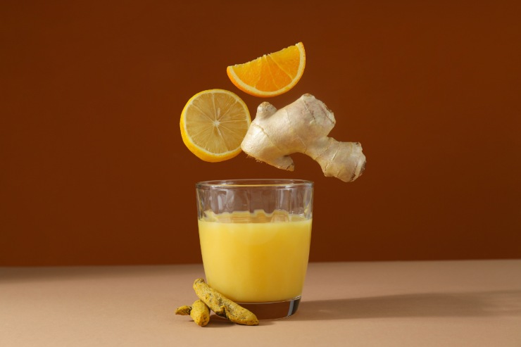 Succo limone arancia e zenzero