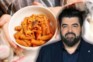 cannavacciuolo e pasta all'amatriciana