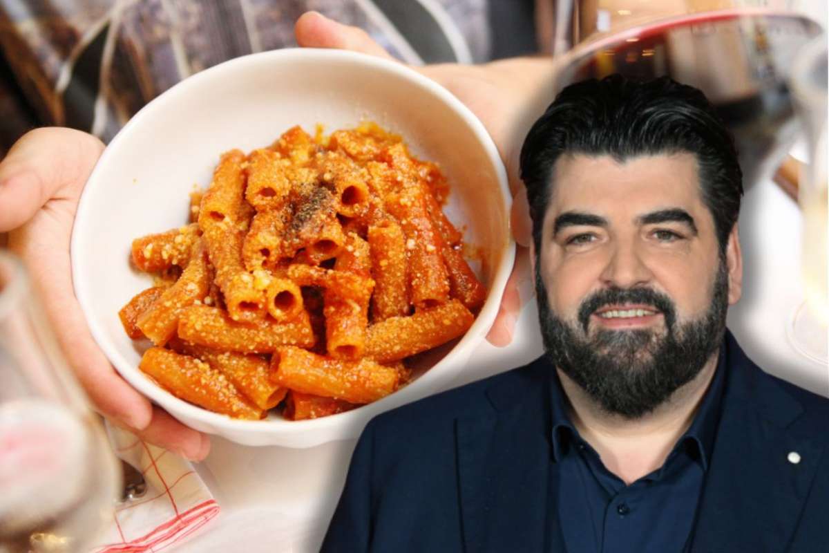cannavacciuolo e pasta all'amatriciana