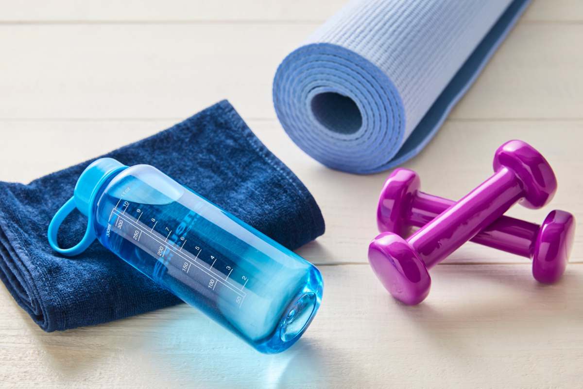 attrezzi per palestra in acasa