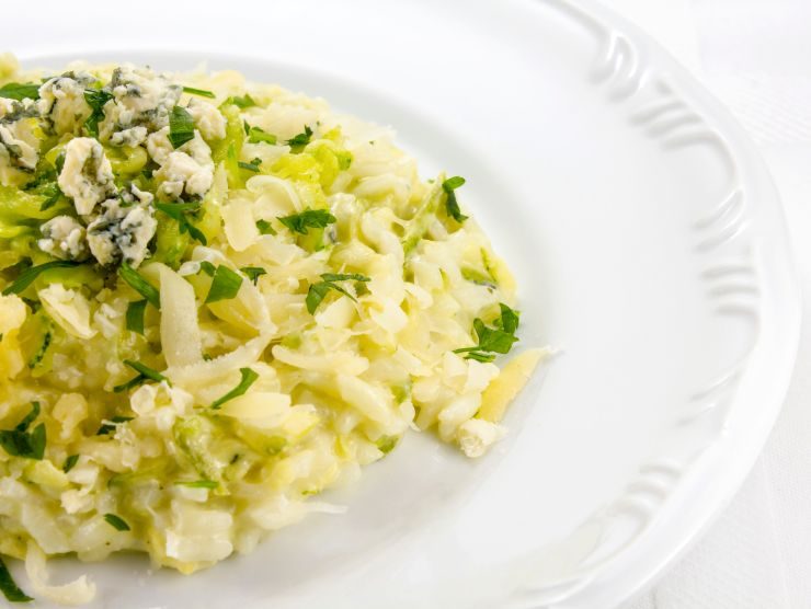 risotto con zucchine